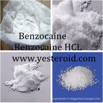 Poudre micro de benzocaïne de haute qualité / 4-aminobenzoate d&#39;éthyle / P-aminobenzoate d&#39;éthyle